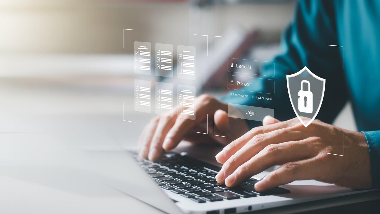 Hand pointing at a glowing cloud icon, symbolizing scalable and reliable Secure Cloud Storage.